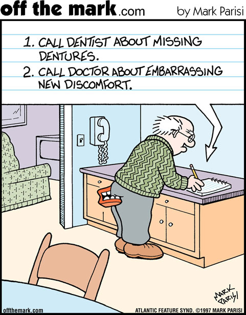 Missing Dentures Comic